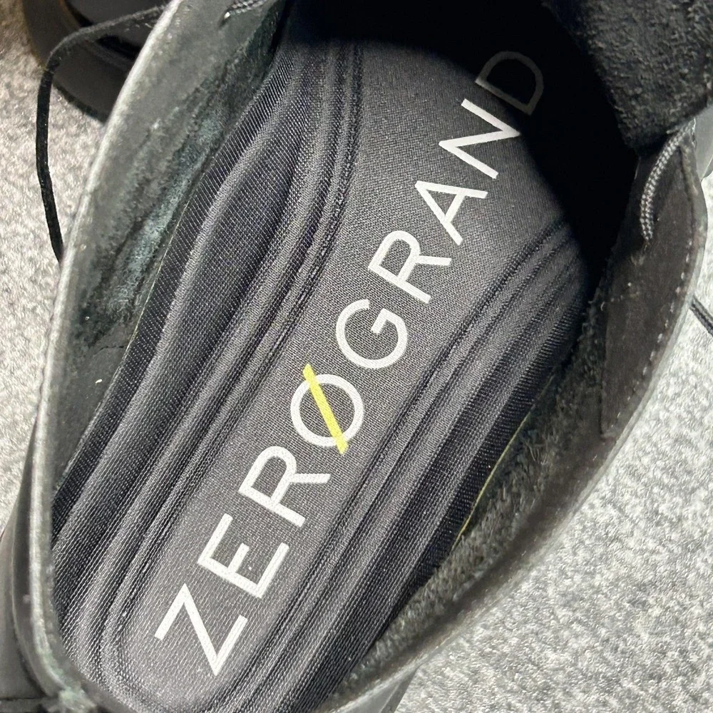 Cole Haan Zerogrand Chukka Boots‎ Mens Size 9.5M Black Leather Lace Up Casual